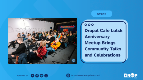Drupal Cafe Lutsk Anniversary Meetup Brings Community Talks and Celebrations