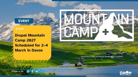 Drupal Mountain Camp 2027 Scheduled for 2–4 March in Davos