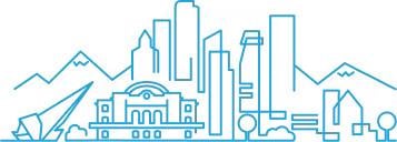Acuqia Engage Denver line art