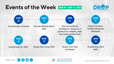 Drupal Events for the Week: March 09 - March 15, 2026