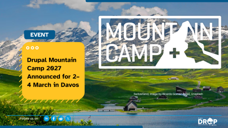 Drupal Mountain Camp 2027 Announced for 2–4 March in Davos