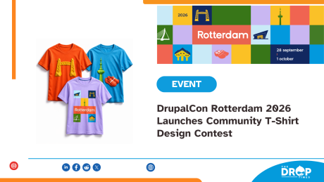 DrupalCon Rotterdam 2026 Launches Community T-Shirt Design Contest