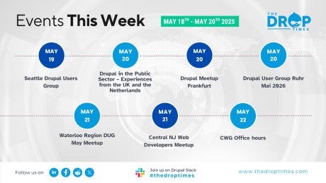 Drupal Events for the Week: (May 18 - May 23, 2026)