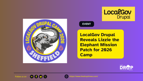 LocalGov Drupal Reveals Lizzie the Elephant Mission Patch for 2026 Camp