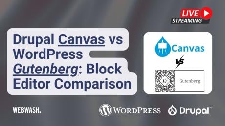 Drupal Canvas and WordPress Gutenberg Compared Through Hero Block Build