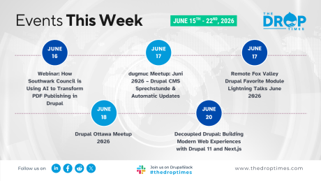 Poster for Events for this week