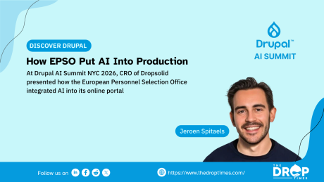 Poster for Dropsolid CRO's session at AI Summit NYC