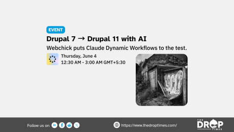 Poster for Drupal 7 to 11 Migration with Claude 