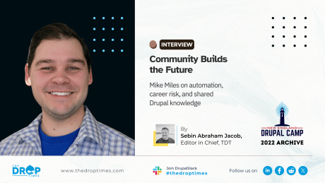 Mike Miles featured in an archive interview about Drupal community, automation, and the future of the platform at NEDCamp 2022.