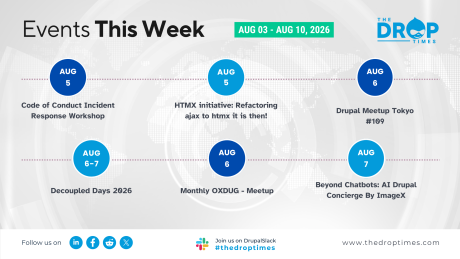 Drupal Events This Week: (3 August 2026 - 10 August 2026)
