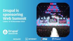 Drupal Takes Center Stage at Web Summit Lisbon 2023