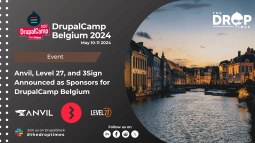 Anvil, Level 27, and 3Sign Announced as Sponsors for DrupalCamp Belgium