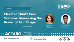 Elevated Third's Free Webinar: Harnessing the Power of AI in Drupal