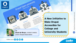 A New Initiative to Make Drupal Accessible for College and University Students