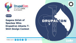 Gagana Girish of Specbee Wins DrupalCon Atlanta T-Shirt Design Contest