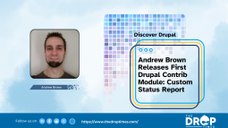 Andrew Brown Releases His First Drupal Contrib Module: Custom Status Report