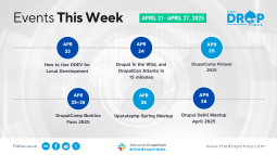 Upcoming Drupal Events This Week (April 21–27, 2025)