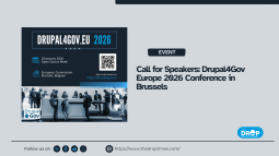 Drupal4Gov Europe 2026 Opens Call for Speakers Ahead of January Conference in Brussels