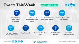 Drupal Events for the Week: June 9 - June 15, 2025