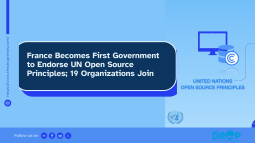 France Becomes First Government to Endorse UN Open Source Principles; 19 Organizations Join
