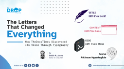 The Letters That Changed Everything: How The DropTimes Discovered Its Voice Through Typography
