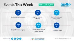 Drupal Events for the Week: Aug 4 - Aug 10, 2025