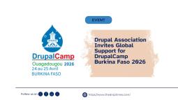 Drupal Association Invites Global Support for DrupalCamp Burkina Faso 2026
