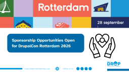 Sponsorship Opportunities Open for DrupalCon Rotterdam 2026
