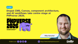 Mike Herchel Outlines Drupal CMS and Canvas Direction at PHPverse 2026