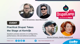 DrupalCamp Kortrijk Speakers Preview Configuration, Performance, CSS and Editorial UX