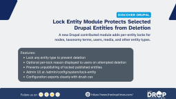 New Lock Entity Module Protects Selected Drupal Entities from Deletion