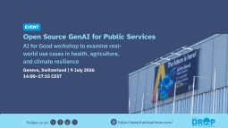 AI for Good Workshop to Discuss Open Source Generative AI Pilots