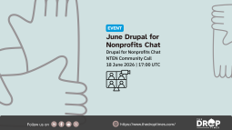 June Drupal for Nonprofits Chat Scheduled for 18 June
