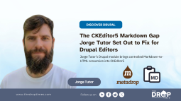 Jorge Tutor’s CKEditor5 Markdown Module Gives Drupal Editors a Controlled Paste Path