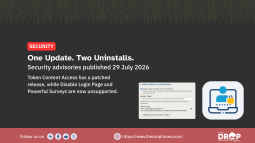 Drupal Security Advisories Require One Update and Two Uninstalls