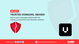 Search-Spam Campaigns Exploit Public Uploads on Trusted Domains