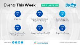 Drupal Events This Week: 17–23 August 2026