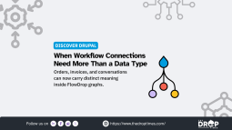 FlowDrop 2.4.0 Adds Port Shapes to Distinguish Workflow Data