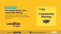 LocalGov Drupal Show & Tell Sets Five Lightning Sessions