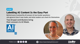 Two Drupal Contributors to Speak on AI Governance and Provenance at AI Week 2026