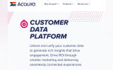 webpage screenshot of Acquia CDP