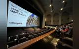 A person taking session inside at the Embassy Theatre