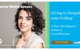 Giving to Drupal sans Coding: Interview with Pierina Wetto