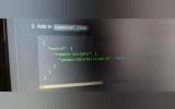 codes on screen