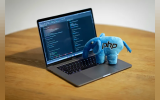 PHP Plush Elephant on a Macbook Pro