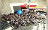 Attendees gather at DrupalCon Portland 2024 for the group photo