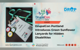 DrupalCon Portland Introduces Green Sunflower Lanyards for Hidden Disabilities