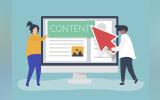 People with digital content creation concept