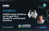 AXESS Hosts Webinar on Drupal 10.3, Drupal 11, and Drupal Starshot