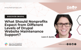 What Should Nonprofits Expect from Different Levels of Drupal Website Maintenance Support